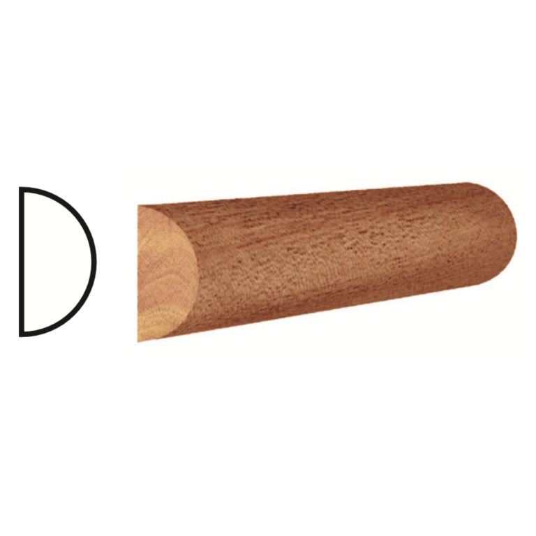 Matimco Matwood Basic Mouldings – Half Round 1/2×1 (8 feet)