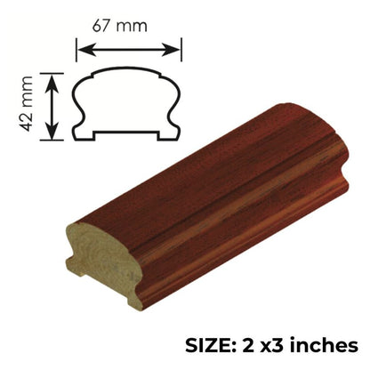 Matimco Matwood Handrails 2×3 (8 feet / 10 feet)