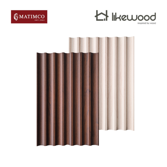 Matimco Likewood WPC Concave Wall Panels