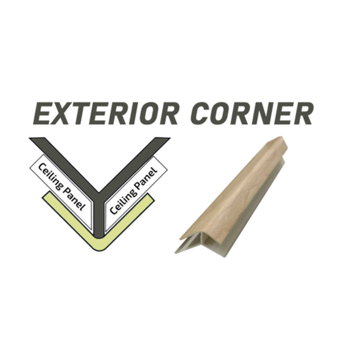 Matimco Likewood Exterior Corner Ceiling Panel Accessories