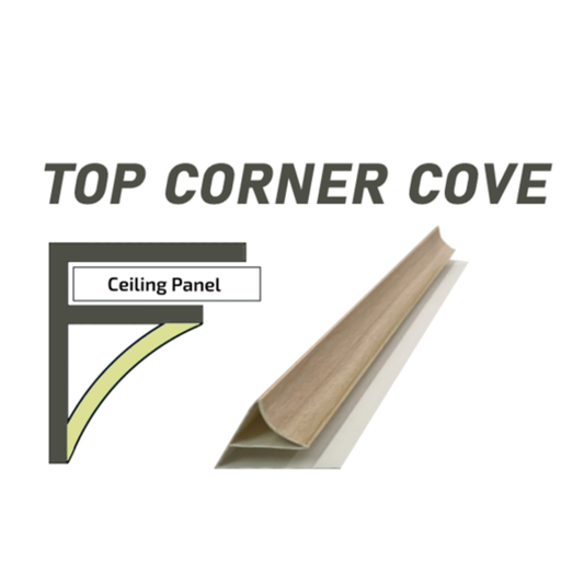 Matimco Likewood Top Corner Cove Ceiling Panel Accessories