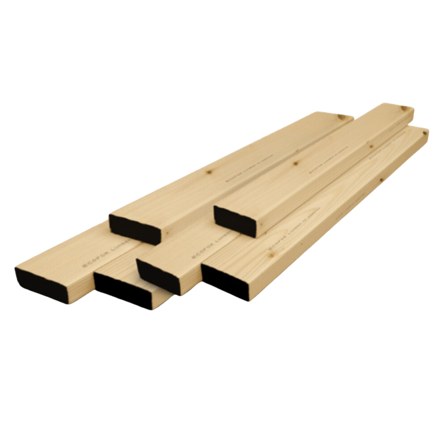 Matimco Ecofor Lumber S4S Smooth Side / Kiln Dried (8, 10, 12, 14, 16 ft Nominal sizes)