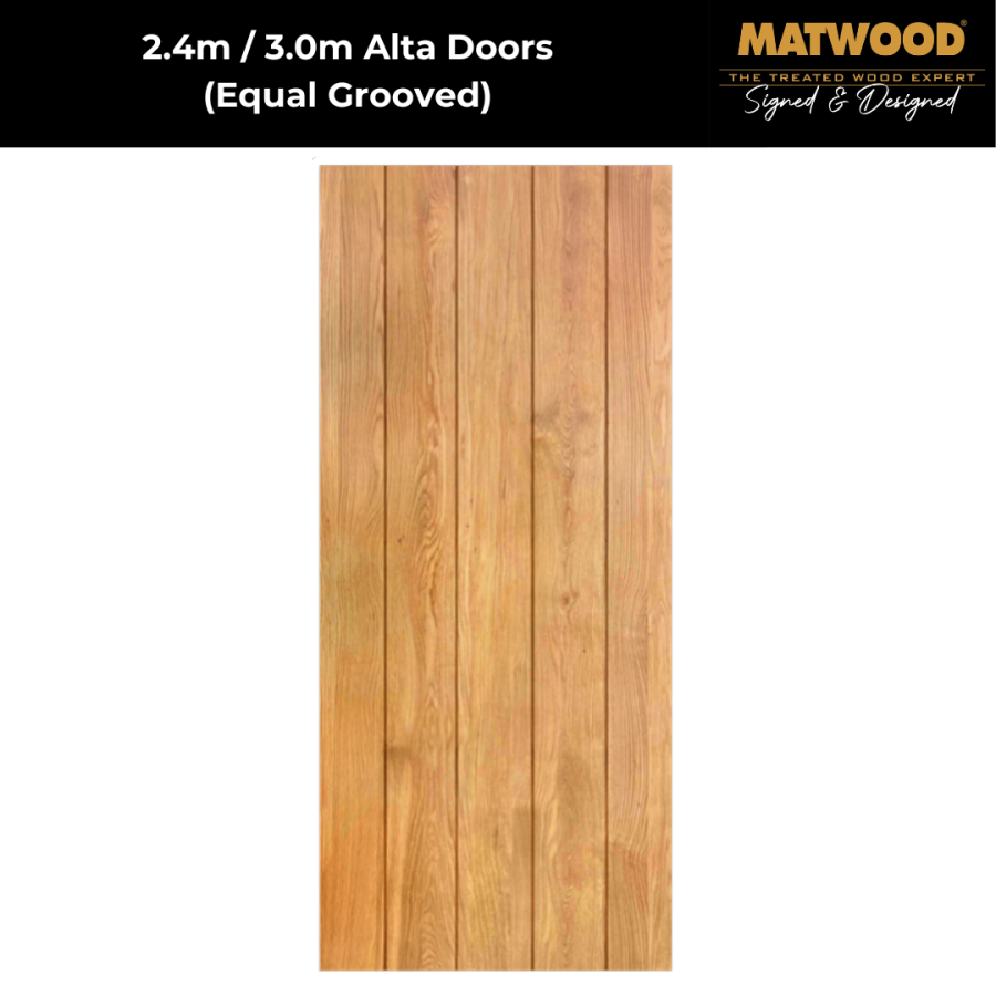 Matimco Matwood Alta Door – Cross Grooved