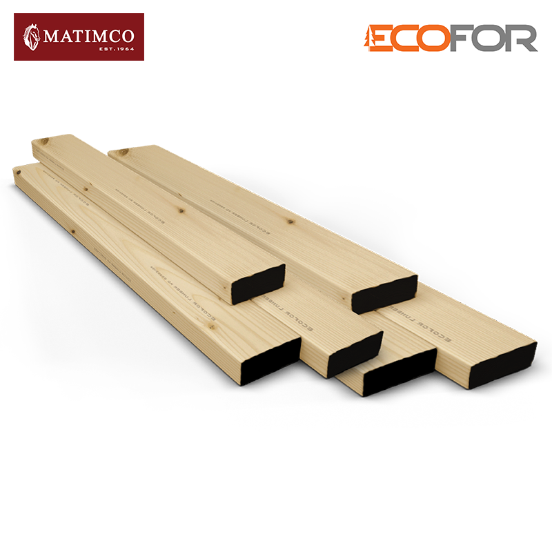 Matimco Ecofor Lumber S4S Smooth Side / Kiln Dried 1 inch variant 8 feet (Makinis) Durable