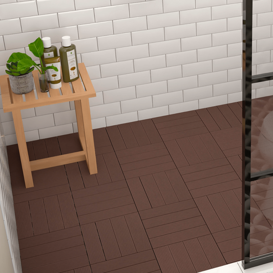 Matimco Nuwood Deck Tiles Grooved Outdoor Wood Tiles