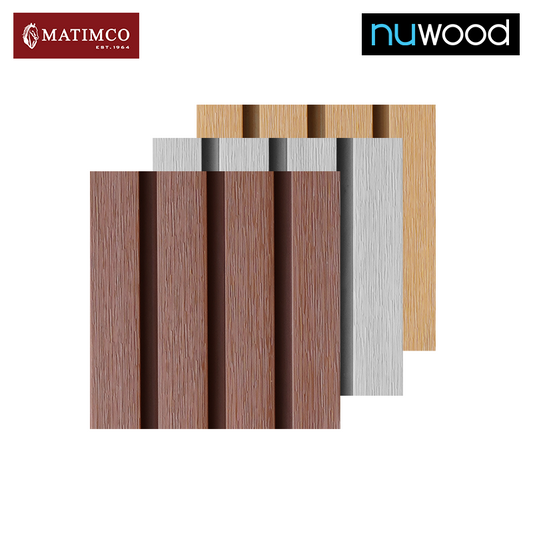 Matimco Nuwood Deck Tiles Grooved Outdoor Wood Tiles